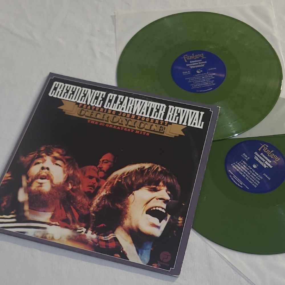 CCR Chronicle Double Green Vinyl Record CCR2